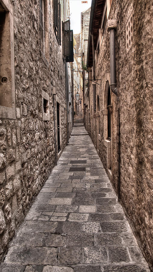 White Streets of Dubrovnik No3 Photograph by Weston Westmoreland