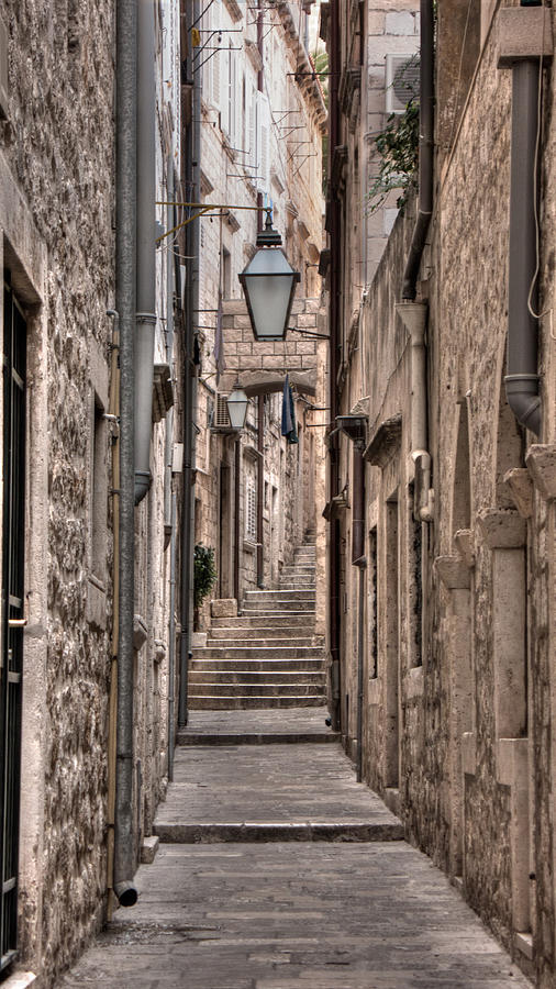 White Streets of Dubrovnik No4 Photograph by Weston Westmoreland