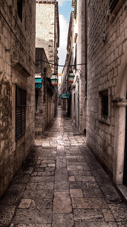 White Streets of Dubrovnik No5 Photograph by Weston Westmoreland