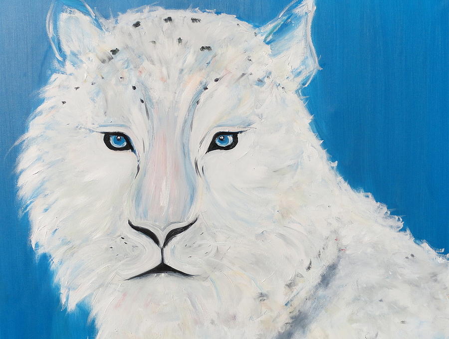 White Tiger Painting by Brittany Wyatt - Fine Art America