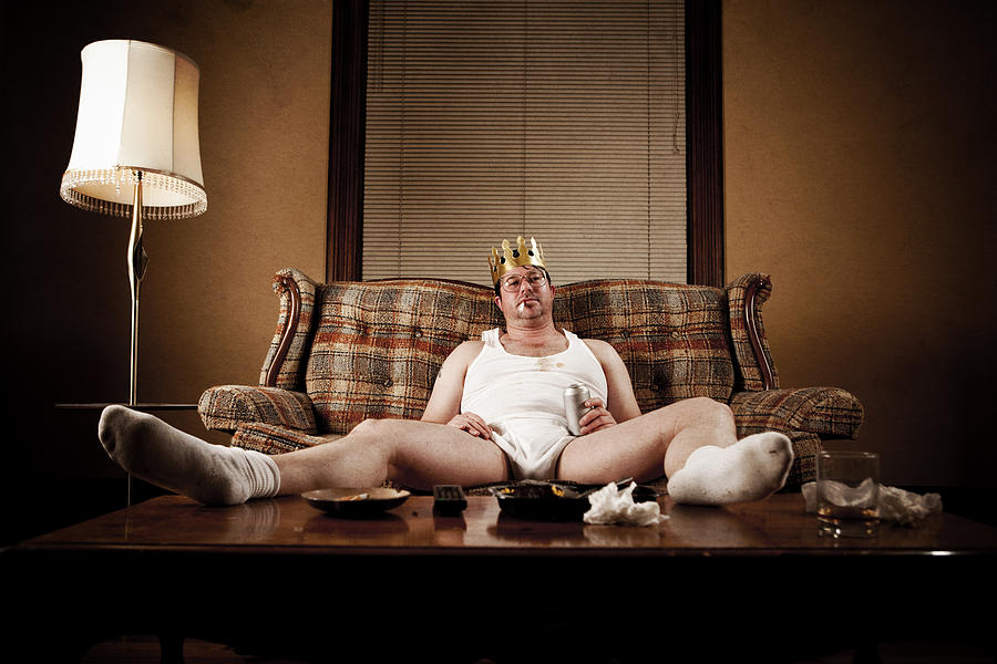 White Trash Series: King of his Castle Photograph by Renphoto