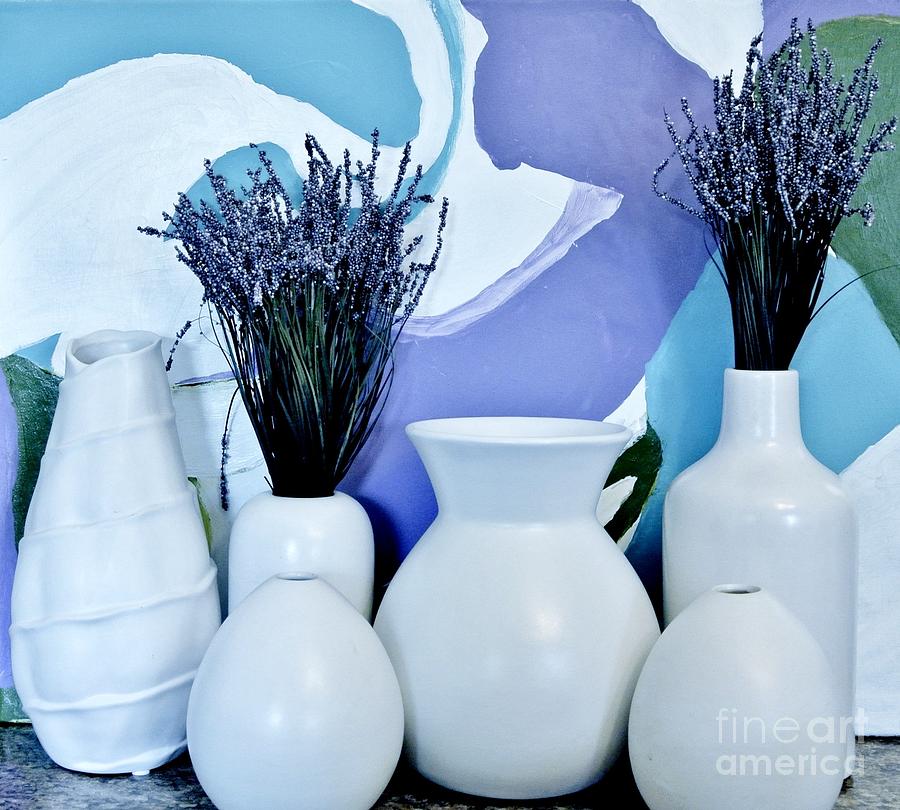 White Vases Photograph by Marsha Heiken