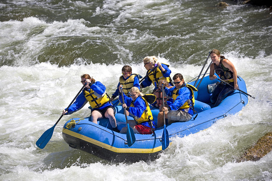 White Water Rafting in Colorado Photograph by Sportstock