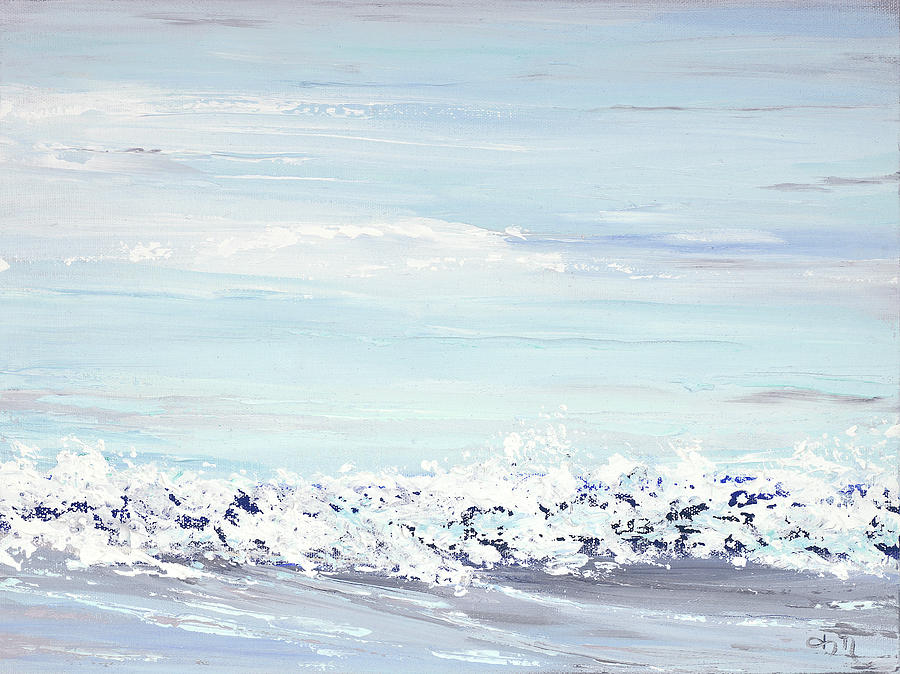 White Water Painting by Tamara Nelson