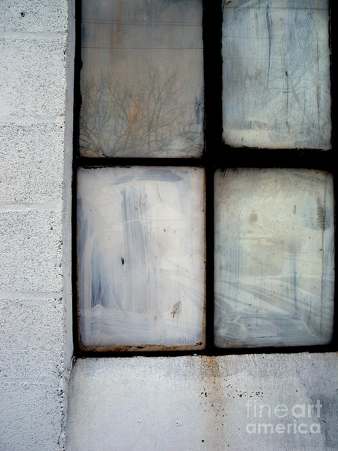 Window Photograph - White Window by Robert Riordan
