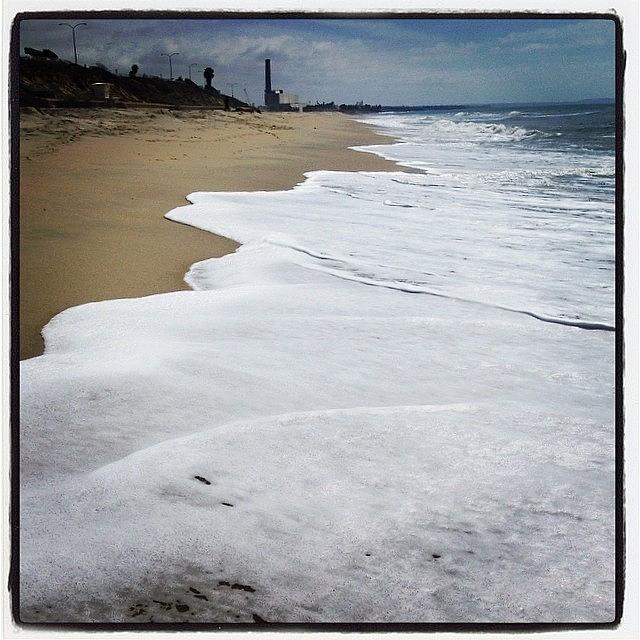 Carlsbad Photograph - White With Foam  by J Lopez