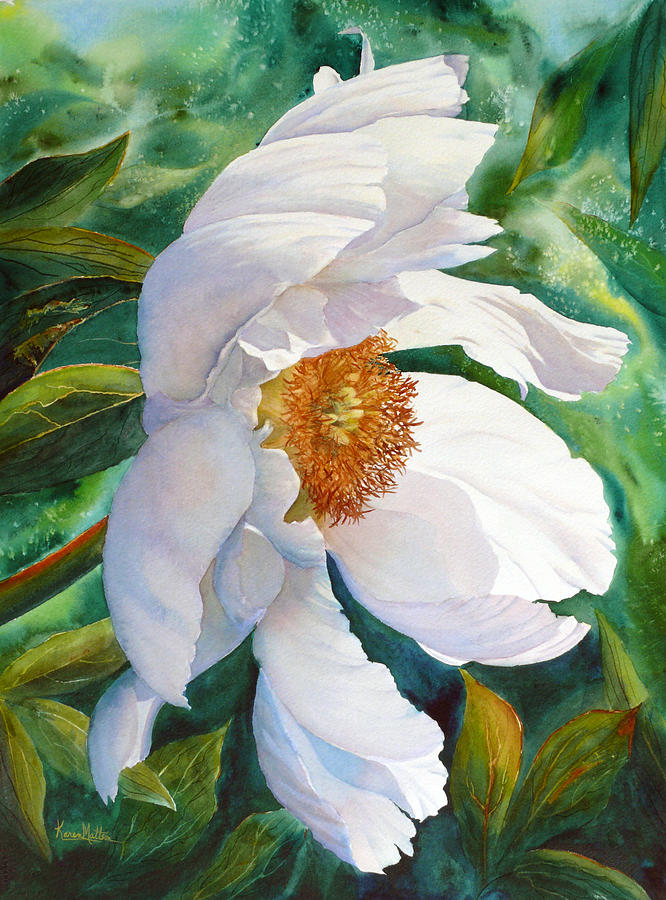 White Wonder Painting by Karen Mattson