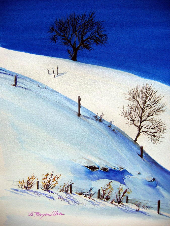 White World Painting by Bryan Ahn Fine Art America