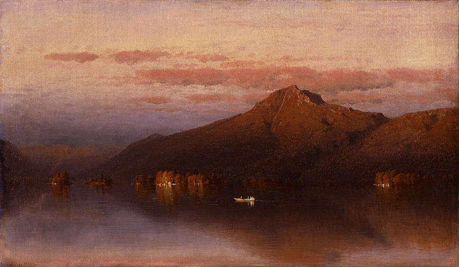 Sanford Robinson Gifford Painting - Whiteface Mountain from Lake Placid by Sanford Robinson Gifford