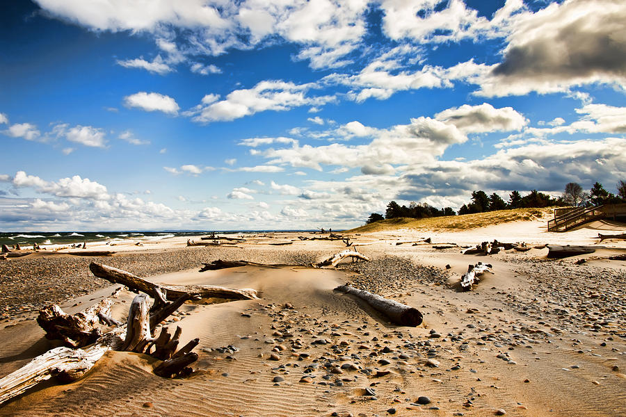 Beach Photograph - Whitefish Point by Evie Carrier