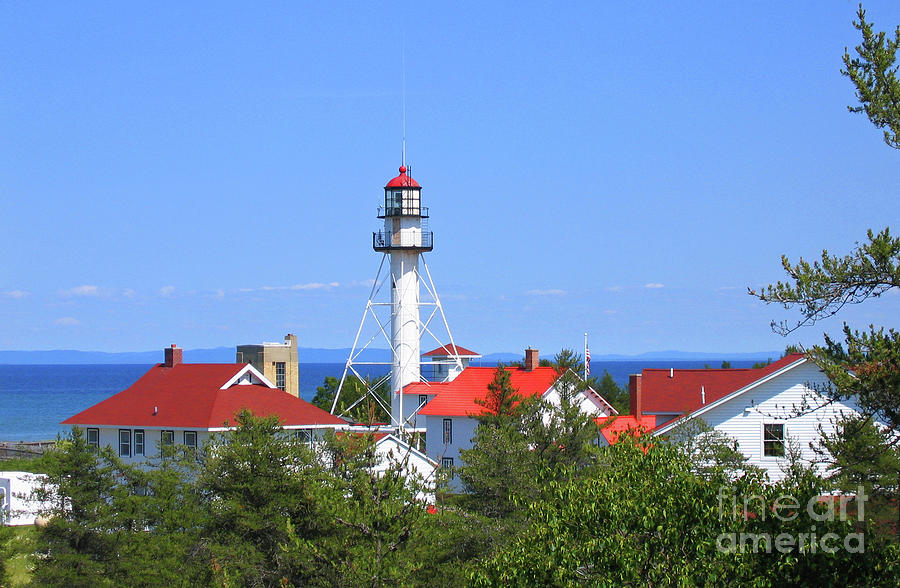 Whitefish Point Lighthouse Photograph by Ann Horn