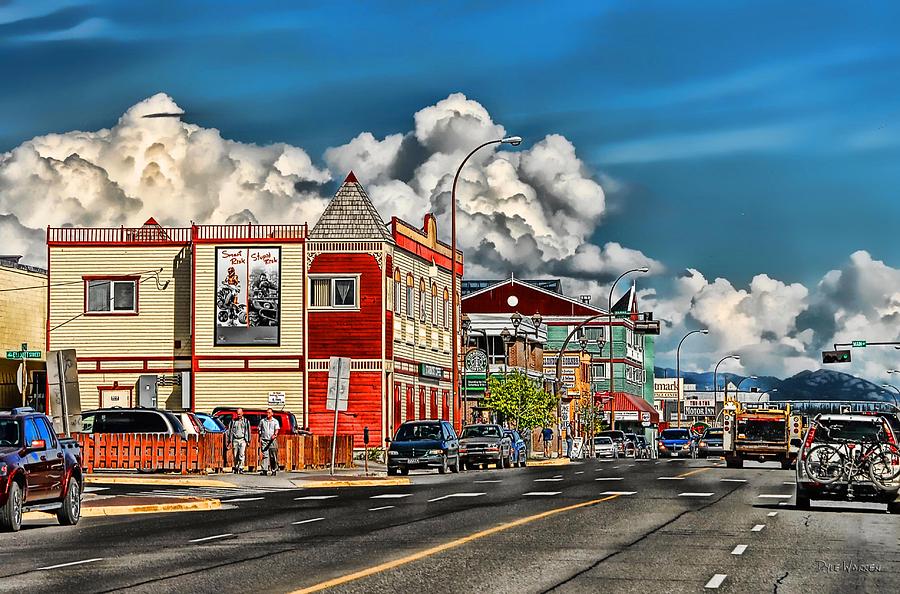 Along 2nd Ave in Whitehorse Yukon Photograph by Dyle   Warren