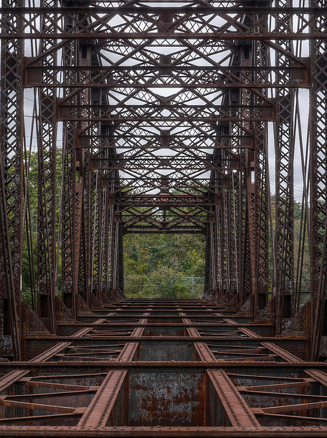 Whitford Railway Truss Bridge Photograph by Richard Reeve