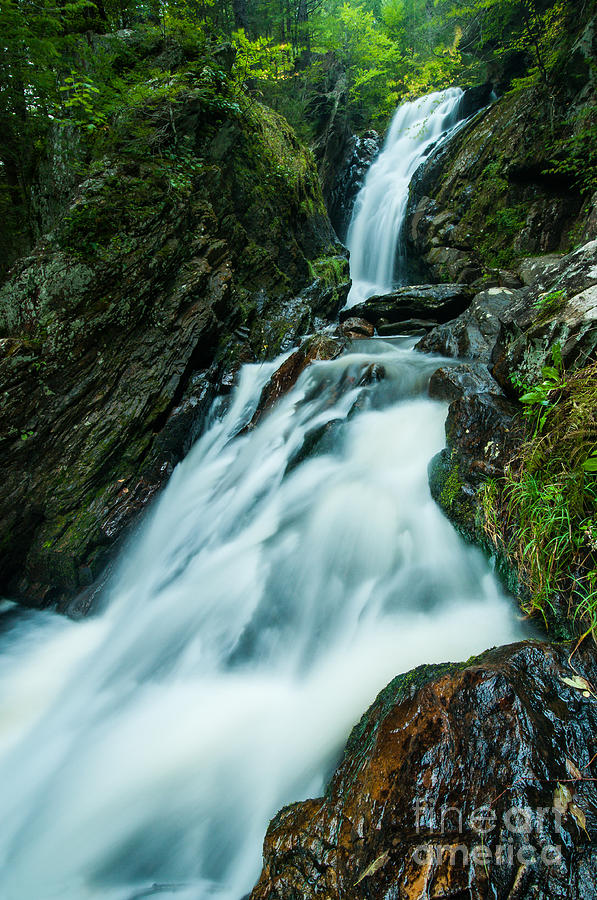 Waterfall - Whiting Downrush Photograph by JG Coleman
