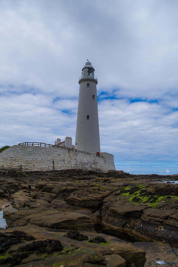 Whitley Bay St Marys Lighthouse Photograph by Scott Lyons