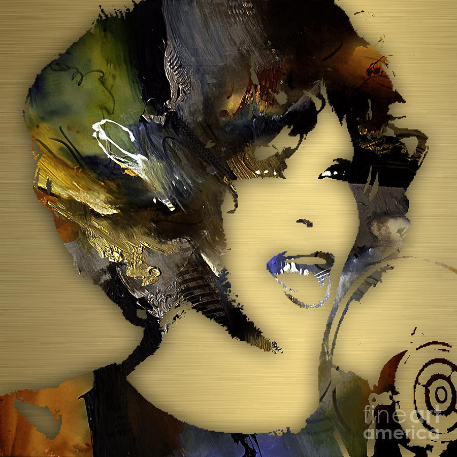 Whitney Houston Collection Mixed Media by Marvin Blaine