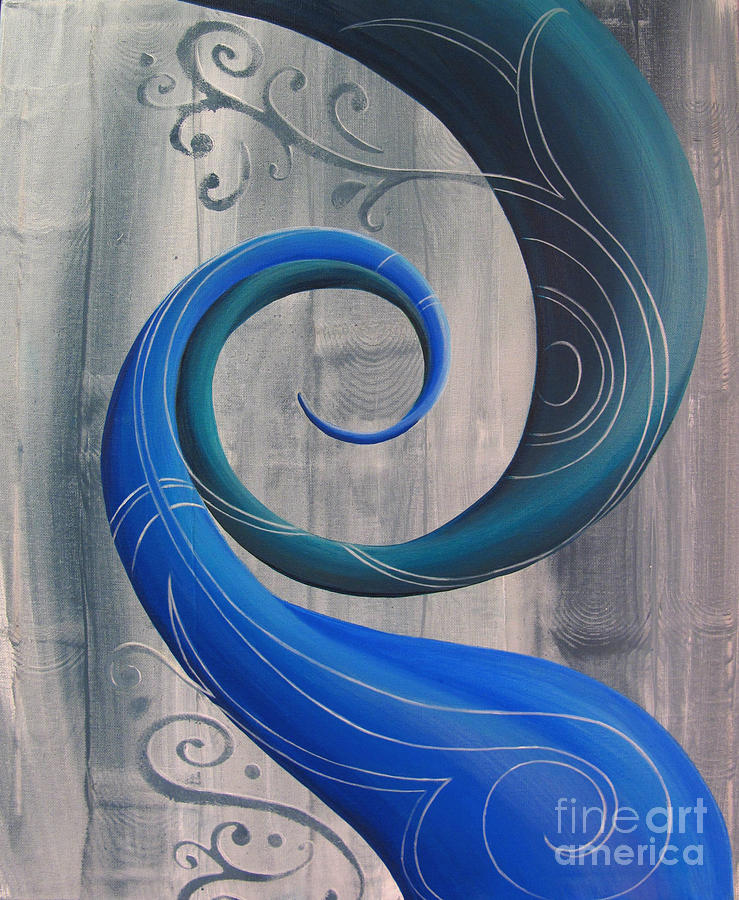 Whitu Painting by Reina Cottier