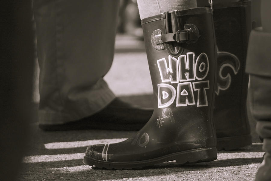 Who Dat Boots Photograph by Eugene Campbell