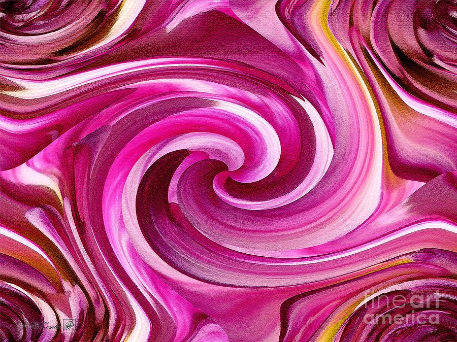 Abstract Painting - Who Dun It Twirls by J McCombie