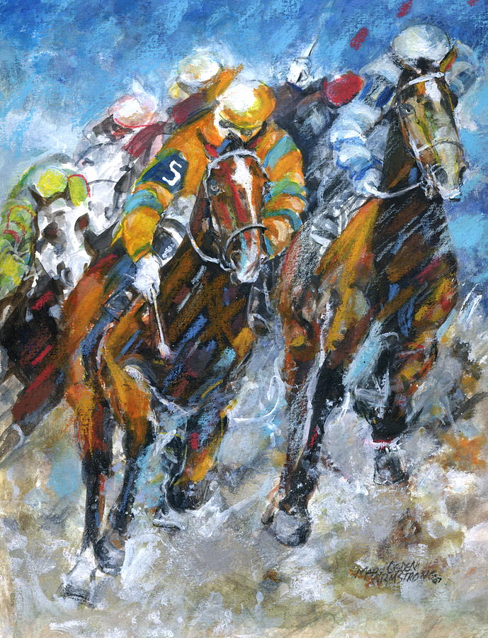 Who is really winning Painting by Mary Armstrong