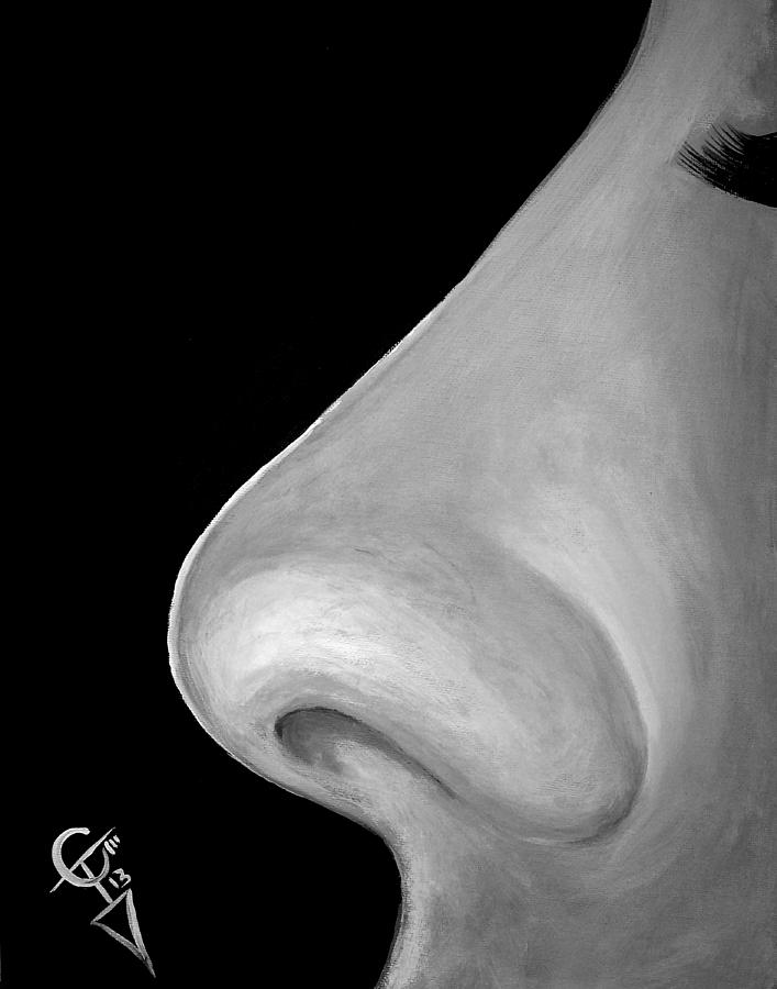 Who Nose? Painting by Tom Carlton