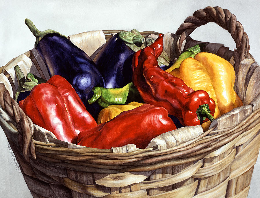 Who Wants To Blister The Peppers Painting by Lynda Hoffman-Snodgrass