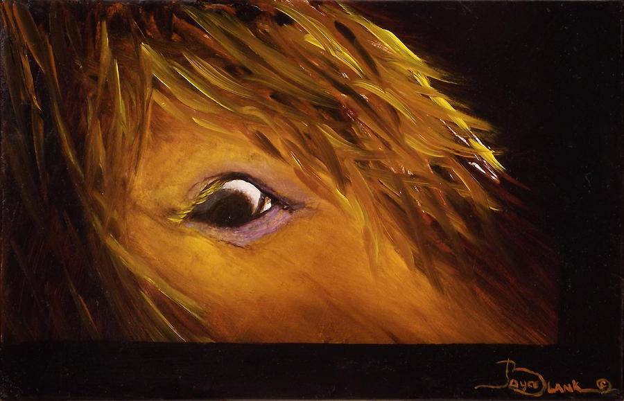 Horse Spirit Painting - Whoa by Joyce Blank