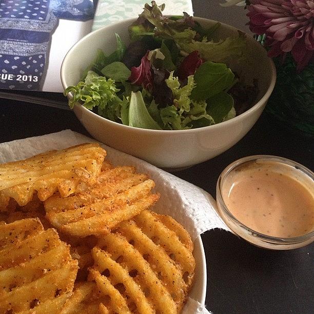 Whoever Thought Of Waffle Cut Fries Is Photograph by Linda Sui Lem