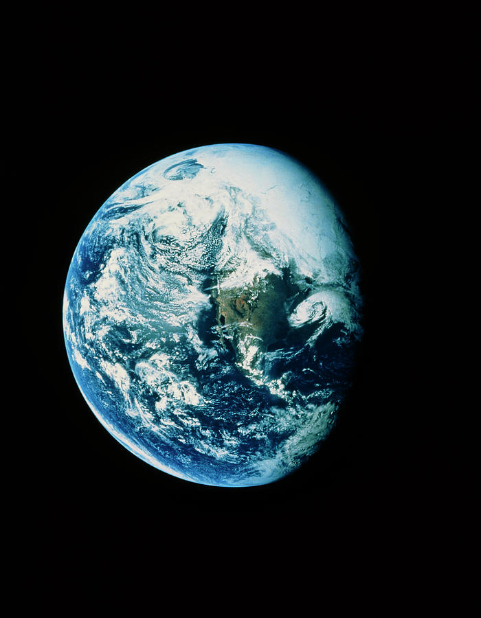 Whole Earth Seen From Apollo 16 Photograph by Nasa/science Photo Library