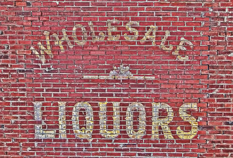 Wholesale Liquors Photograph by Alan Hutchins