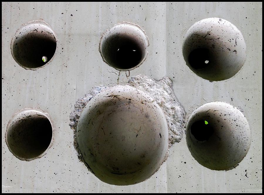Abstract Photograph - Wholly Holes 5 by Marlene Burns