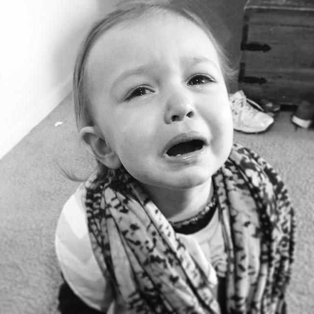Why Is This Baby Crying You May Ask? Photograph by Sara Williams