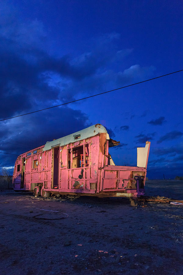 Why pink Airstream Travel Trailer Photograph by Scott Campbell