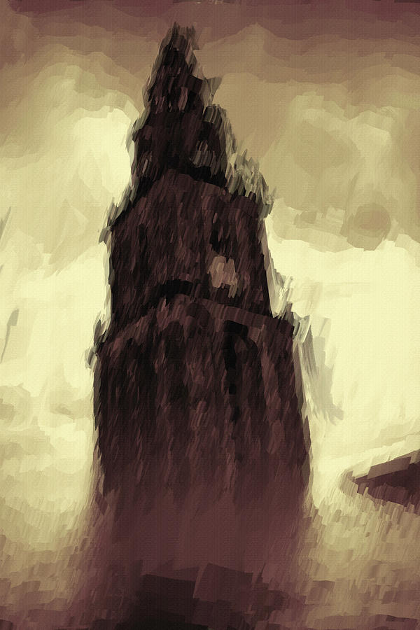 Wicked Tower Painting by Inspirowl Design