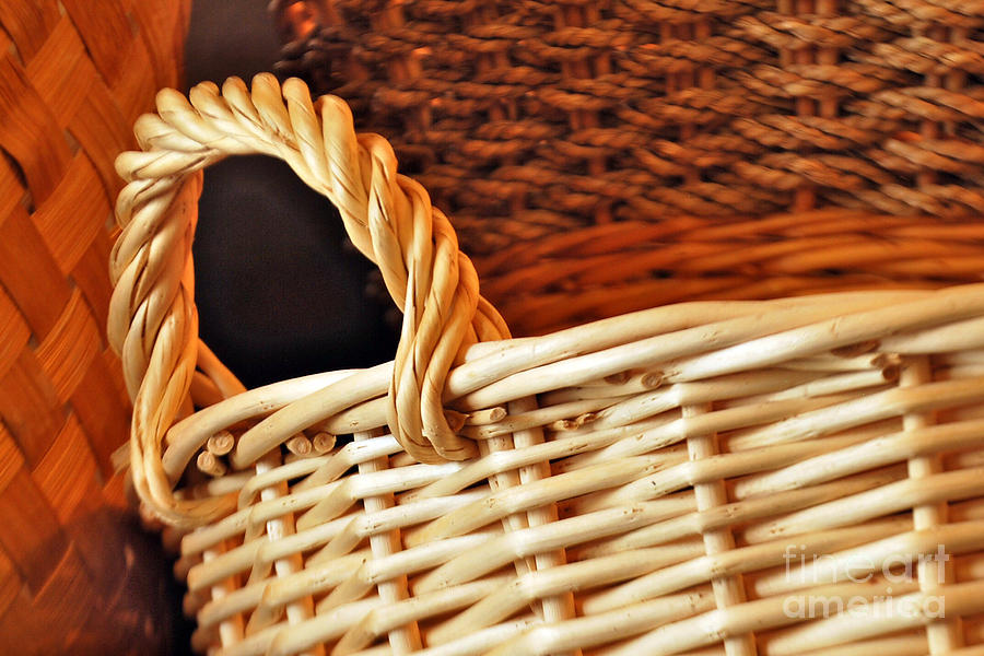 Basket Photograph - Wicker Baskets by Jamie Sesti