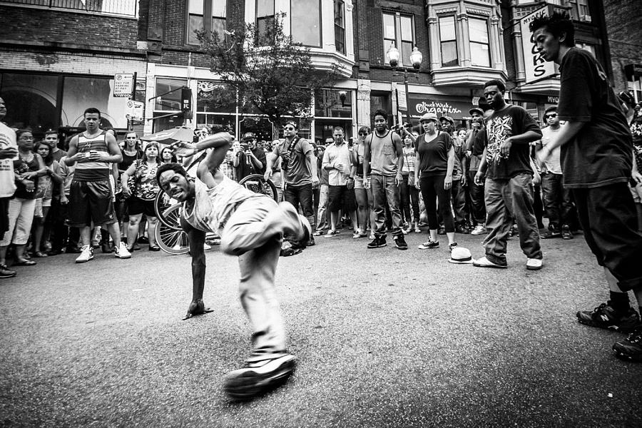 Chicago Photograph - Wicker Park Breakdance by Cory Dewald