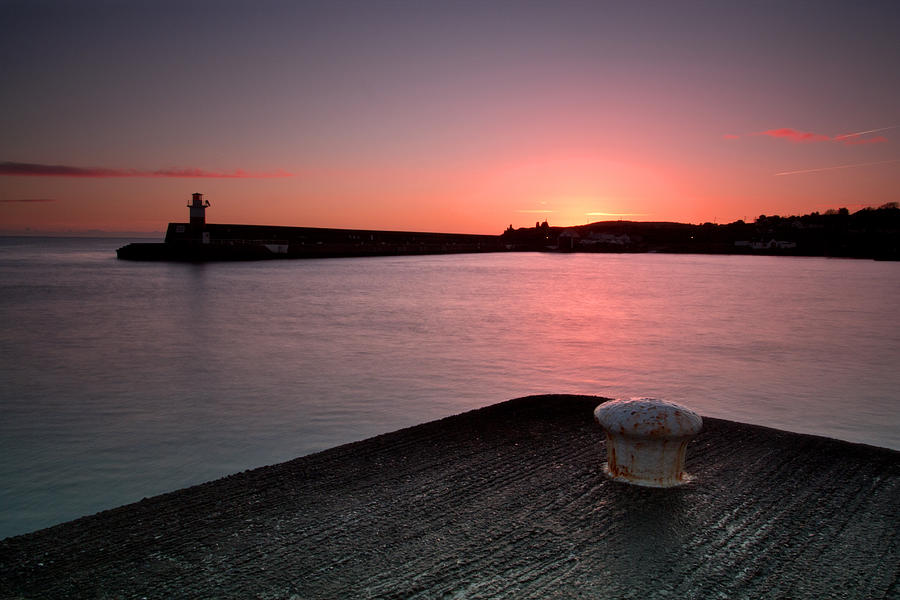 Wicklow Lighthouse Sunrise Photograph by Celine Pollard