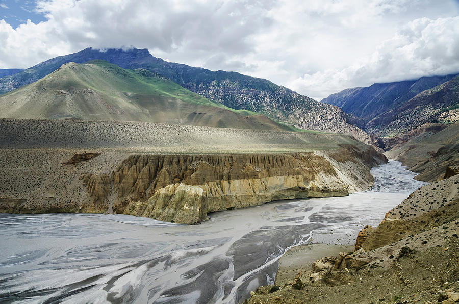 Wide Angle View Of Kali Gandaki Riverbed Photograph by Sergey Orlov / Design Pics