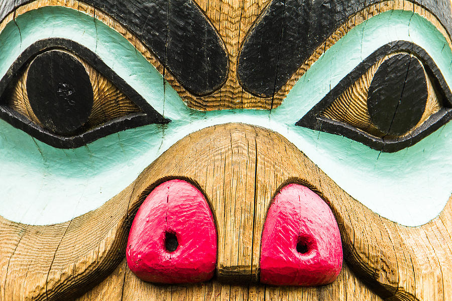 Wide Eyes Totem Photograph by Steven Bateson