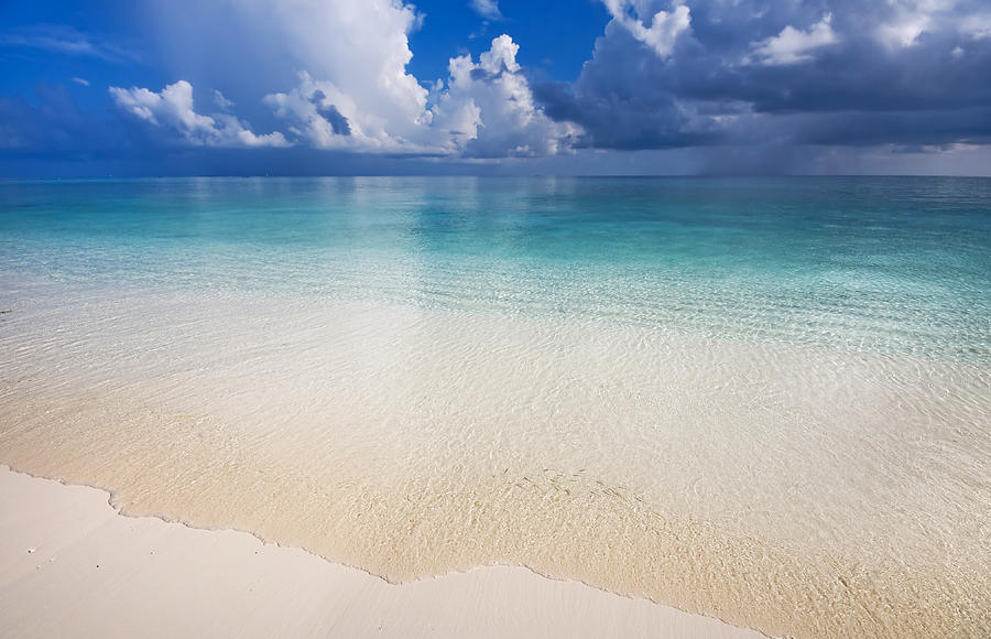 Wide Ocean. Maldives Photograph by Jenny Rainbow