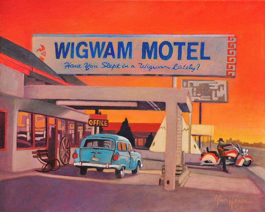 Wigwam Motel Painting by Art West