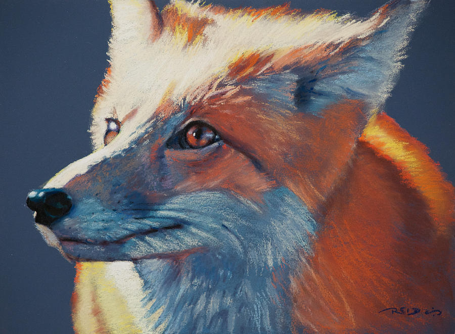 Animal Pastel - Wilbur Fox by Christopher Reid