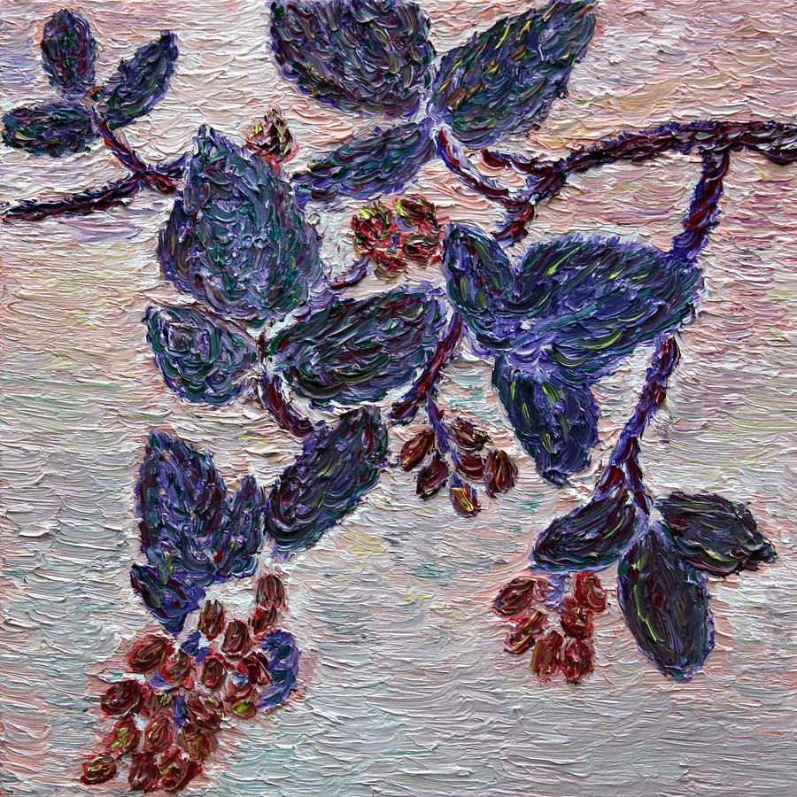 Wild Berries Painting by Vadim Levin