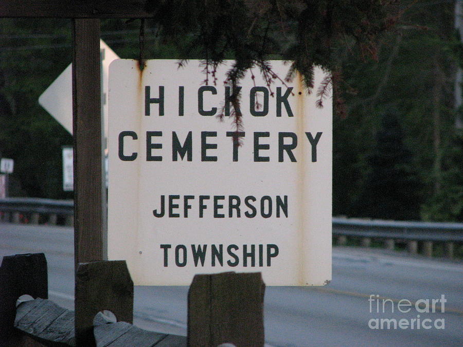 Cemetery Photograph - Wild Bill Hickok by Michael Krek
