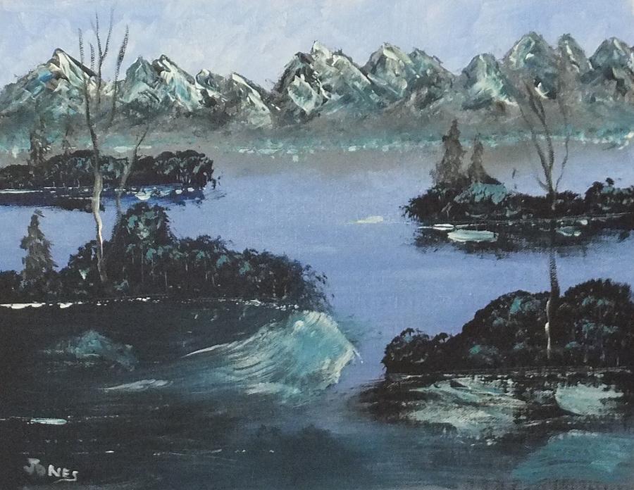 Wild Blue Painting by Bob Jones - Pixels