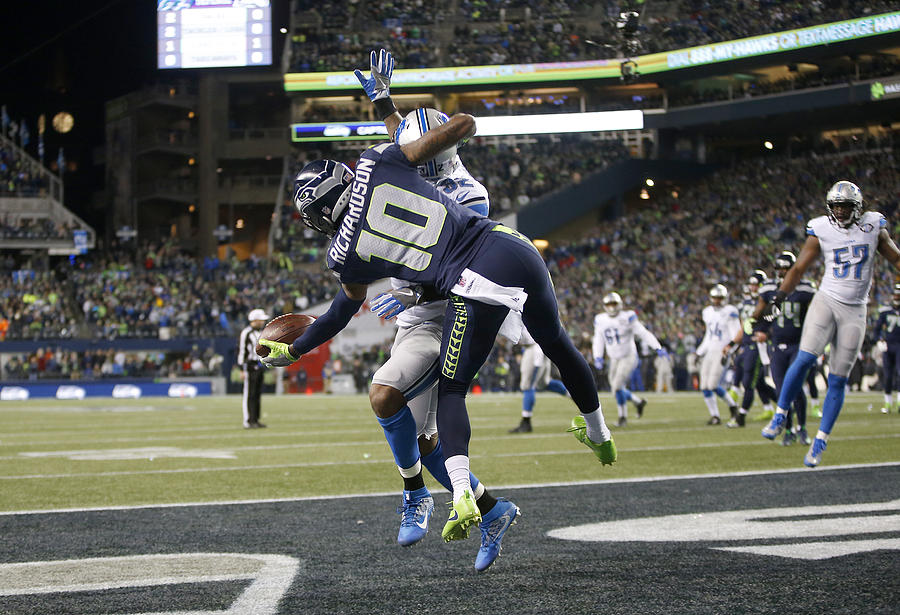 Wild Card Round - Detroit Lions v Seattle Seahawks Photograph by Otto Greule Jr