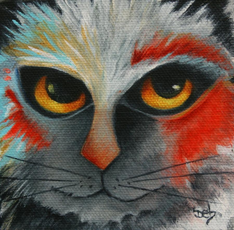 Wild Cat II Painting by Deb Harvey