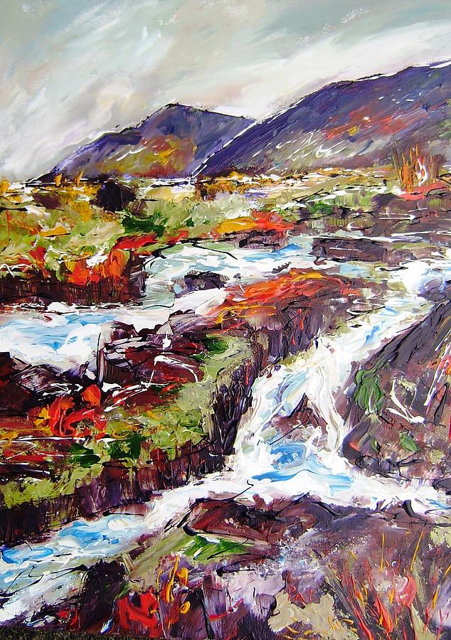  Connemara landscape painting  Painting by Mary Cahalan Lee - aka PIXI