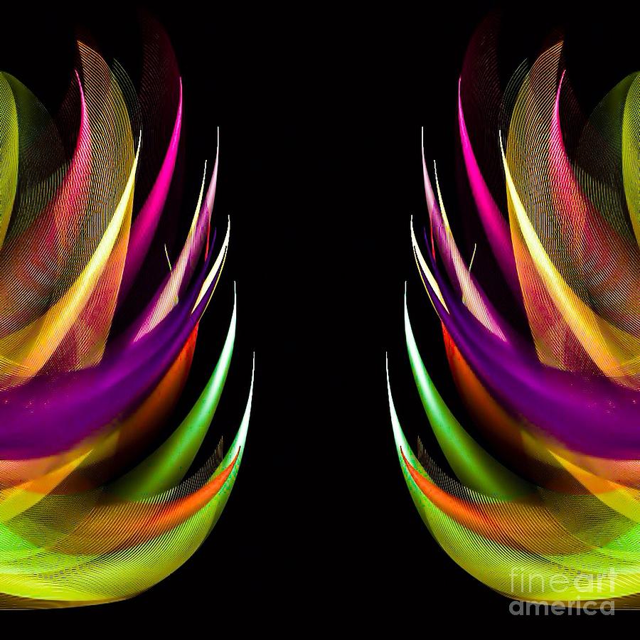 Wild Feathers Digital Art by Gayle Price Thomas