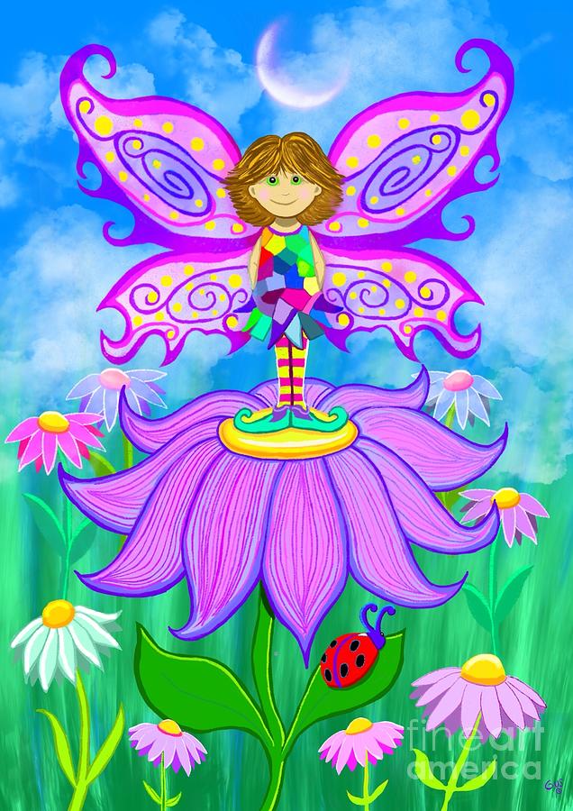 Wild Flower Fairy  Painting by Nick Gustafson